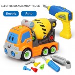 Children Educational Disassembly Engineer Truck Kids Assembly Screw Auto Electric Toy Trucks Best Gift