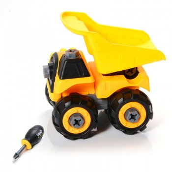 Mini Engineering Vehicle Car Styling Toys For Children Boys Dump Tracks Educational Model Diecast Detachabl Cars Toy Kids Gift