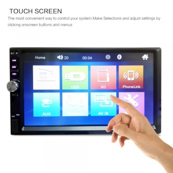 Car audio car Stereo Bluetooth auto Radio HD 7 inch 2 DIN Touch Screen autoradio Player Hands-free call Support Rear View Camera