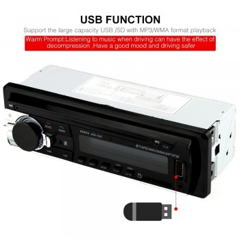 Radio Car 1 Din Autoradio Mini JSD520 12V Car Stereo with Bluetooth FM Radio AUX/USB/SD MP3 Car Player One Din Car Audio