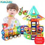KACUU Big Size Magnetic Designer Construction Set Model amp; Building Toy Magnets Magnetic Blocks Educational Toys For Children