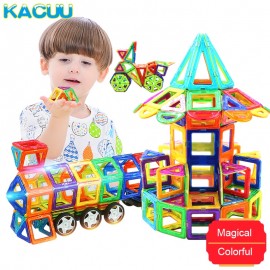 KACUU Big Size Magnetic Designer Construction Set Model amp; Building Toy Magnets Magnetic Blocks Educational Toys For Children