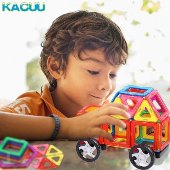 KACUU Big Size Magnetic Designer Construction Set Model amp; Building Toy Magnets Magnetic Blocks Educational Toys For Children