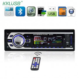 For 12V and 24V Autoradio car Audio Player 1 DIN Car Radio Kits Stereo FM Tuner Bluetooth AUX MP3 Player SD USB Car-Charger