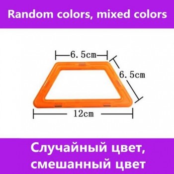 10pcs/set Big Size Magnetic Building Blocks DIY Single Designer Parts Accessory Construct Magnet Model Educational Toys For Kids