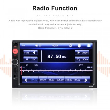 Car radio coche HD 7 inch Touch Screen auto Audio Stereo Bluetooth Central Multimedia Player IR Rear View Camera Autoradio 2 Din