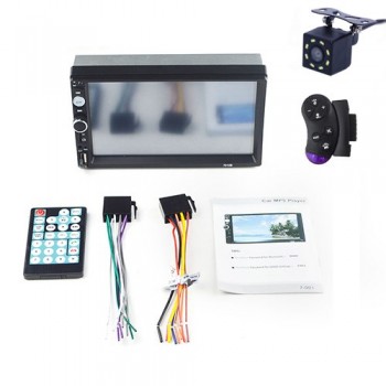 Car radio coche HD 7 inch Touch Screen auto Audio Stereo Bluetooth Central Multimedia Player IR Rear View Camera Autoradio 2 Din