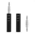 AOZBZ Wireless 3.5mm Car Kit Bluetooth Hands Free Audio Receiver Music adapter With Mic Auto AUX Streaming A2DP Car Stereo