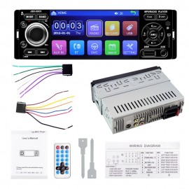 4 inch 1 din autoradio mirror link touch screen steering wheel control bluetooth FM TF card car radio Multimedia player