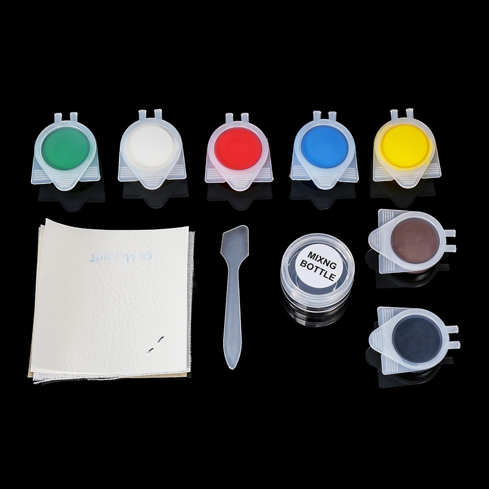 Liquid Skin Leather Auto Car Seat Sofa Coats Holes Scratch Cracks Rips No Heat Liquid Leather Vinyl Repair Kit Repair Tool