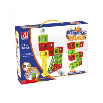New DIY Magnetic Designer Construction Set Model amp; Building Plastic Magnetic Blocks Educational Toys For Children Gifts