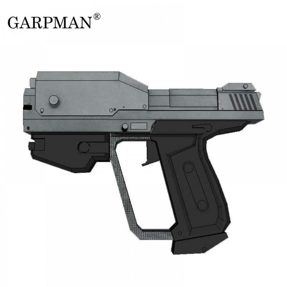 1:1 Halo Wars Human Pistol 3D Manual Paper Model DIY Can Not Launch