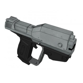 1:1 Halo Wars Human Pistol 3D Manual Paper Model DIY Can Not Launch