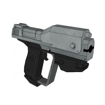 1:1 Halo Wars Human Pistol 3D Manual Paper Model DIY Can Not Launch