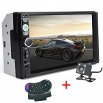 KONNWEI 2 Din 7 inch Car MP5 Player Car Video Player Touch Screen Support FM/MP5/USB/AUX/Bluetooth Camera