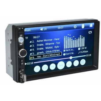 KONNWEI 2 Din 7 inch Car MP5 Player Car Video Player Touch Screen Support FM/MP5/USB/AUX/Bluetooth Camera
