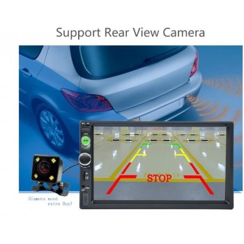 KONNWEI 2 Din 7 inch Car MP5 Player Car Video Player Touch Screen Support FM/MP5/USB/AUX/Bluetooth Camera