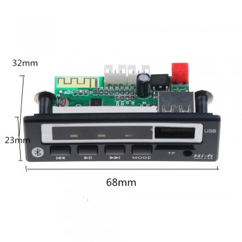 USB 3.5mm AUX Bluetooth FM Radio V5.0 Wireless Receiver MP3 Player 5V 12V Mp3 Decoder Board Module 1 Din Music Speaker Car Kit