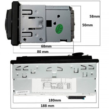 JSD-520 Bluetooth V2.0 Autoradio Stereo Car Radio 1 Din 12v FM Aux Input Receiver Car Audio SD USB MP3 MMC WMA car audio jsd 520