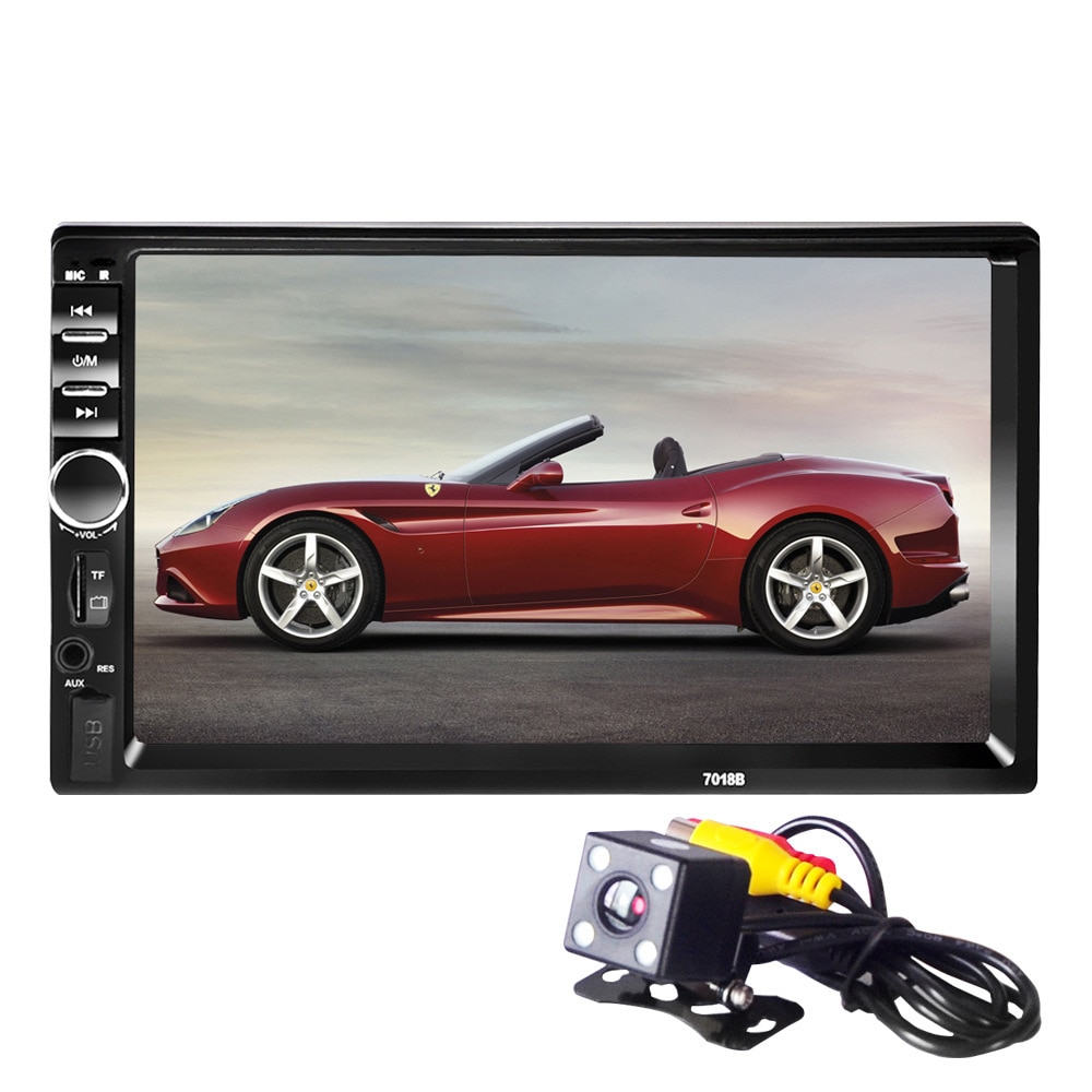 HD 7 autoradio 2 din car radio coche recorder Touch Screen car audio bluetooth usb rear view camera mp5 multimidio player 7018b