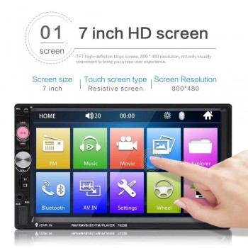 Mirror link Android MP5 car radio 2 Din Bluetooth Car Multimedia Player Autoradio MP5 USB Audio Stereo back view camera