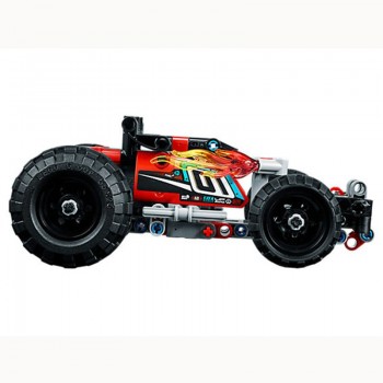 Technic 2 in 1 BASH pull back fit for LegoING 42073 race car children bricks model building sale toys gift for kids or boyfriend