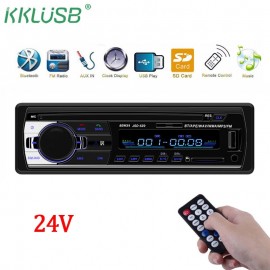 24V Car Radio Car Stereo Bluetooth JSD520  In-dash 1 Din FM Aux Input Receiver SD USB MP3 ISO Connector autoradio oto teypleri