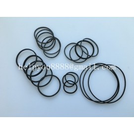 FREE post 20pcs/bag DVD CD VCD Transmission belt all size folded lenth 2.5-5.5cm thickness 1.2mm rubber belt drive strap