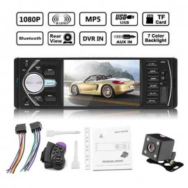 4.1 Inch 1 Din Car Radio Auto Audio Stereo Auto Radio Bluetooth Support Rear View Camera USB Steering Wheel Remote Control Hot
