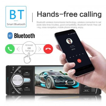 4.1 Inch 1 Din Car Radio Auto Audio Stereo Auto Radio Bluetooth Support Rear View Camera USB Steering Wheel Remote Control Hot