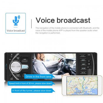 4.1 Inch 1 Din Car Radio Auto Audio Stereo Auto Radio Bluetooth Support Rear View Camera USB Steering Wheel Remote Control Hot