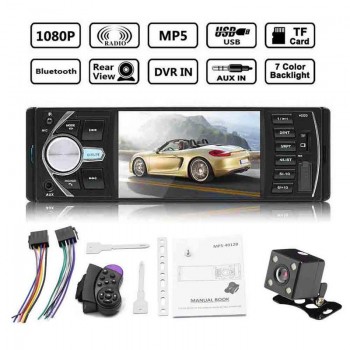 4.1 Inch 1 Din Car Radio Auto Audio Stereo Auto Radio Bluetooth Support Rear View Camera USB Steering Wheel Remote Control Hot