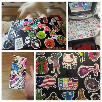 50 pcs/pack Classic Fashion Style Graffiti Stickers For Moto car amp; suitcase cool laptop stickers Skateboard sticker