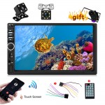 2 Din Car Central Multimedia MP5 Player 7 Touch Screen audio Stereo with Bluetooth USB TF FM Support Back up Camera Auto Radio