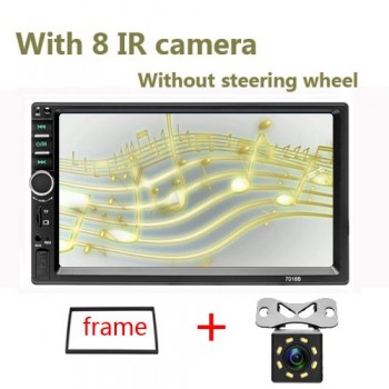 2 Din Car Central Multimedia MP5 Player 7 Touch Screen audio Stereo with Bluetooth USB TF FM Support Back up Camera Auto Radio