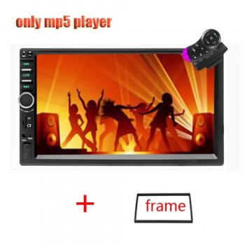 2 Din Car Central Multimedia MP5 Player 7 Touch Screen audio Stereo with Bluetooth USB TF FM Support Back up Camera Auto Radio