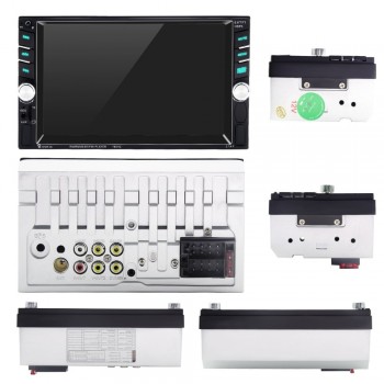 2 Din HD Autoradio Multimedia Player Touch Screen Auto audio Car Stereo MP5 Bluetooth Dual USB TF FM AUX Support Back up Camera