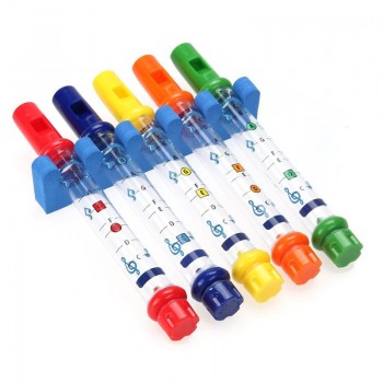 1Pcs Water Flute Toy Kids Children Colorful Water Flutes Bath Tub Tunes Toys Fun Music Sounds Baby Shower Bath Toy QS6253