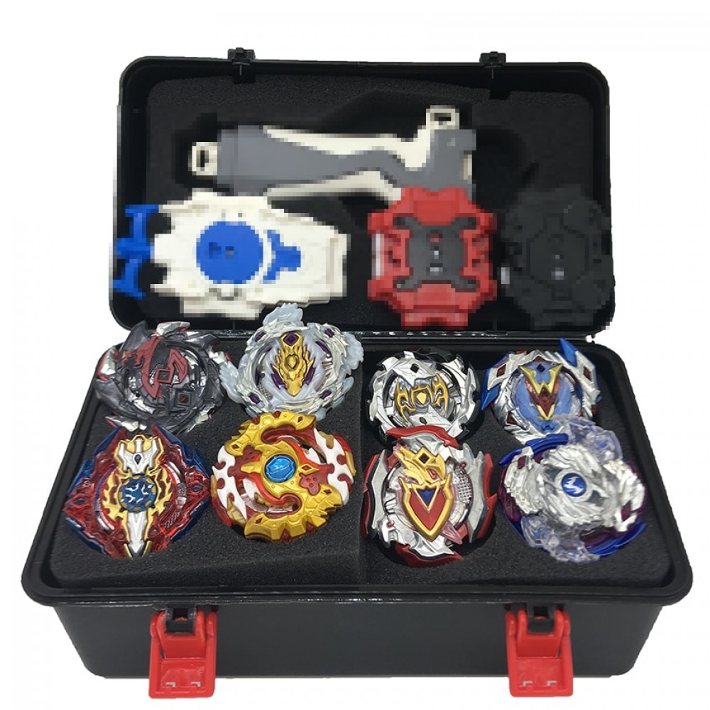 1set 7 style Beyblade Burst B111 B113 Metal Fusion 4D With 4 Launcher Beyblade Burst Spinning Top Christmas Gift For Kids Toys
