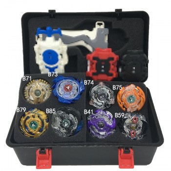 1set 7 style Beyblade Burst B111 B113 Metal Fusion 4D With 4 Launcher Beyblade Burst Spinning Top Christmas Gift For Kids Toys
