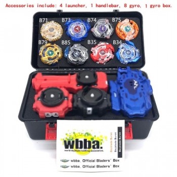 1set 7 style Beyblade Burst B111 B113 Metal Fusion 4D With 4 Launcher Beyblade Burst Spinning Top Christmas Gift For Kids Toys