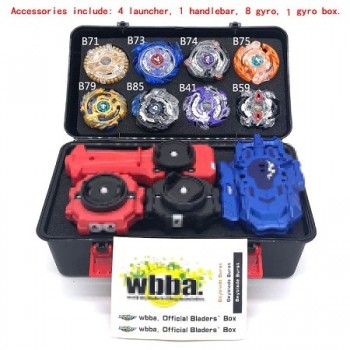 1set 7 style Beyblade Burst B111 B113 Metal Fusion 4D With 4 Launcher Beyblade Burst Spinning Top Christmas Gift For Kids Toys