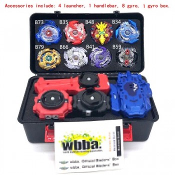 1set 7 style Beyblade Burst B111 B113 Metal Fusion 4D With 4 Launcher Beyblade Burst Spinning Top Christmas Gift For Kids Toys