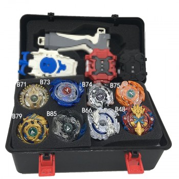1set 7 style Beyblade Burst B111 B113 Metal Fusion 4D With 4 Launcher Beyblade Burst Spinning Top Christmas Gift For Kids Toys