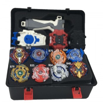 1set 7 style Beyblade Burst B111 B113 Metal Fusion 4D With 4 Launcher Beyblade Burst Spinning Top Christmas Gift For Kids Toys