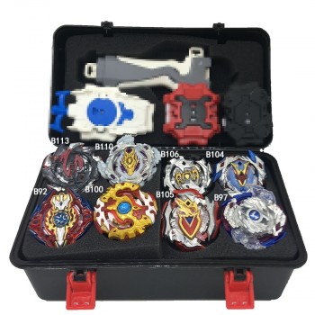 1set 7 style Beyblade Burst B111 B113 Metal Fusion 4D With 4 Launcher Beyblade Burst Spinning Top Christmas Gift For Kids Toys