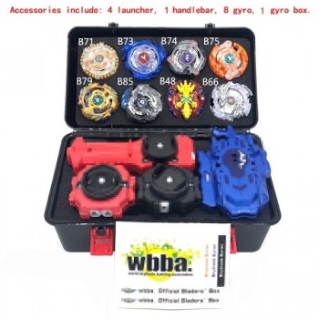 1set 7 style Beyblade Burst B111 B113 Metal Fusion 4D With 4 Launcher Beyblade Burst Spinning Top Christmas Gift For Kids Toys