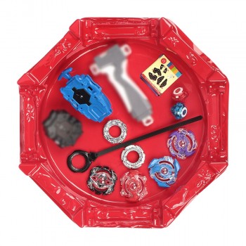 4pcs/set Beyblade Arena Spinning Top Metal Fight Beyblade Metal Beyblade Stadium Battle Top Gifts Classic Toy Launcher For Child