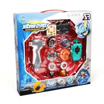 4pcs/set Beyblade Arena Spinning Top Metal Fight Beyblade Metal Beyblade Stadium Battle Top Gifts Classic Toy Launcher For Child