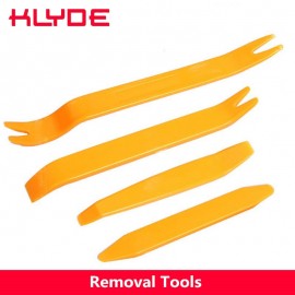 KLYDE 4pcs Car Radio Panel Door Clip Trim Dash Removal Tools for Car DVD Multimedia Removal Installer Pry Repair